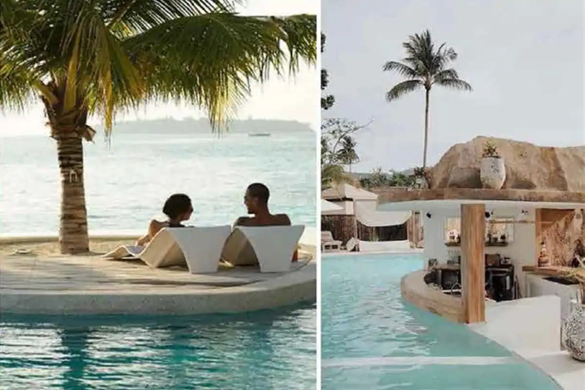 Pool Bar Floating Pods